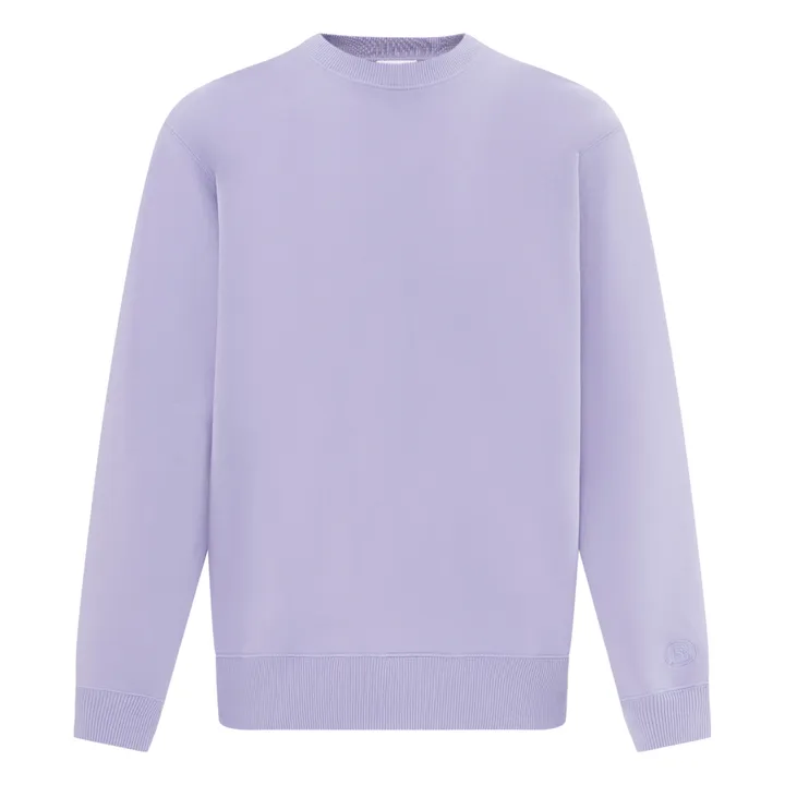 SMALLABLE BASICS Sweat Crewneck Homme Molleton Bio | Lavande