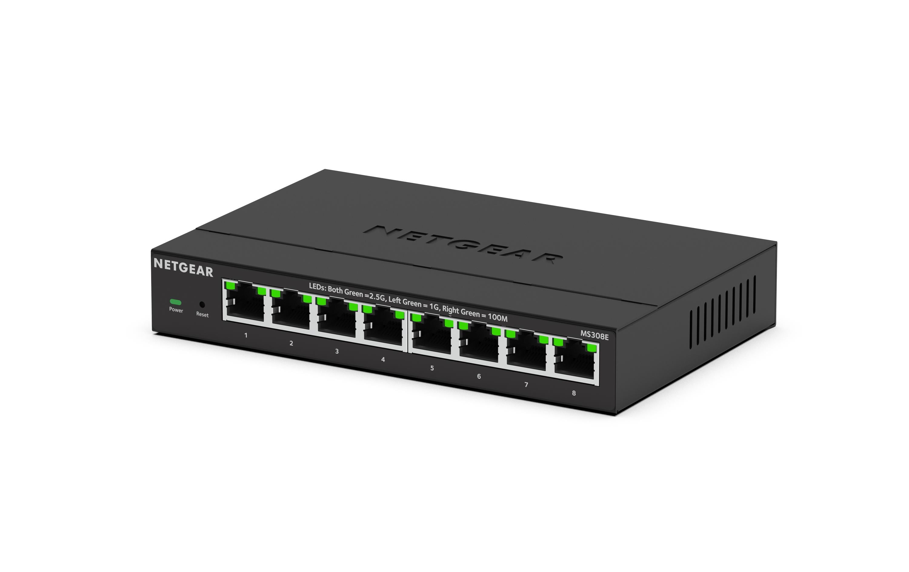 Switch MS308E 8 x2.5G Port<br>8-Port Multi-Gigabit 2.5G Ethernet Unmanaged Switch