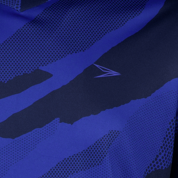Dutchy Dry heren voetbal T-shirt blauw met print