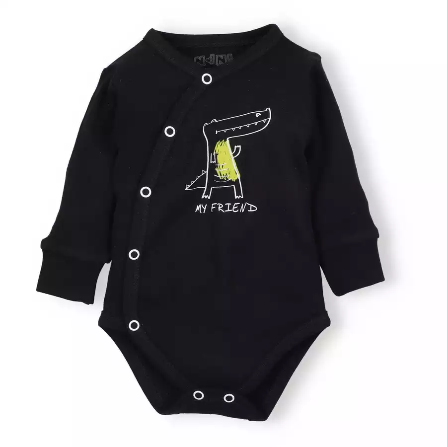 Nini Body Langarm Herbst, Winter schwarz