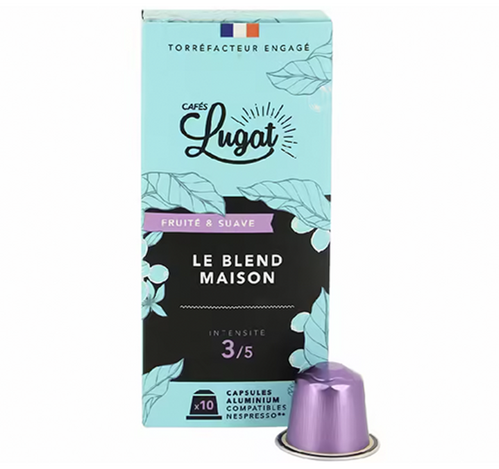 Pack cafés Blend - 50 capsules compatibles Nespresso® - CAFÉS LUGAT