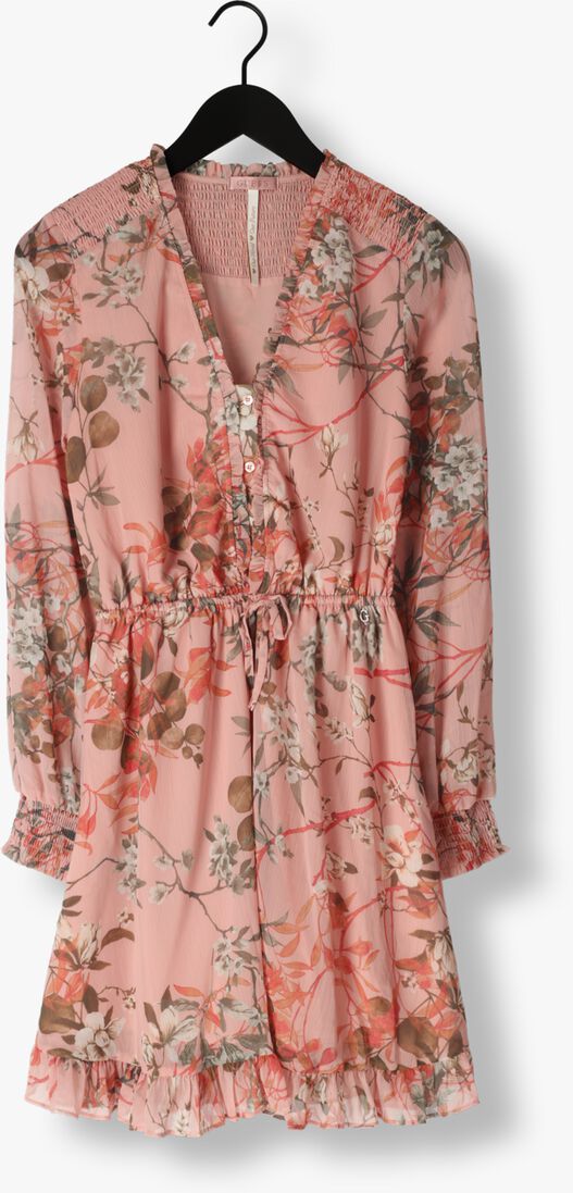 GUESS lichtroze guess mini jurk ss vanessa flare dress