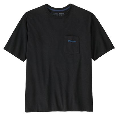 T-Shirt Patagonia Boardshort Logo Pocket Noir