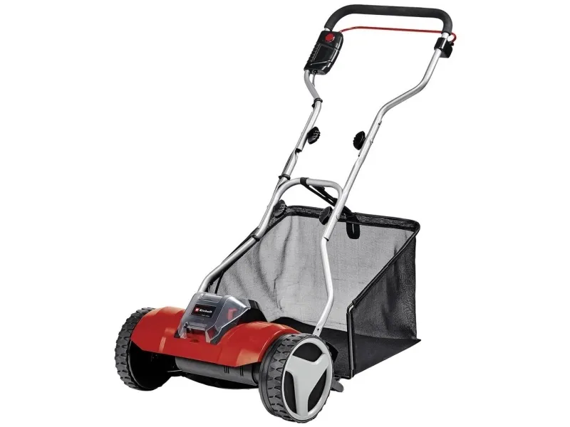 Einhell GE-HM 18/38, Skubbe plæneklipper, 38 cm, 1,4 cm, 3,9 cm, 45 L, 4 hjul - SOLO