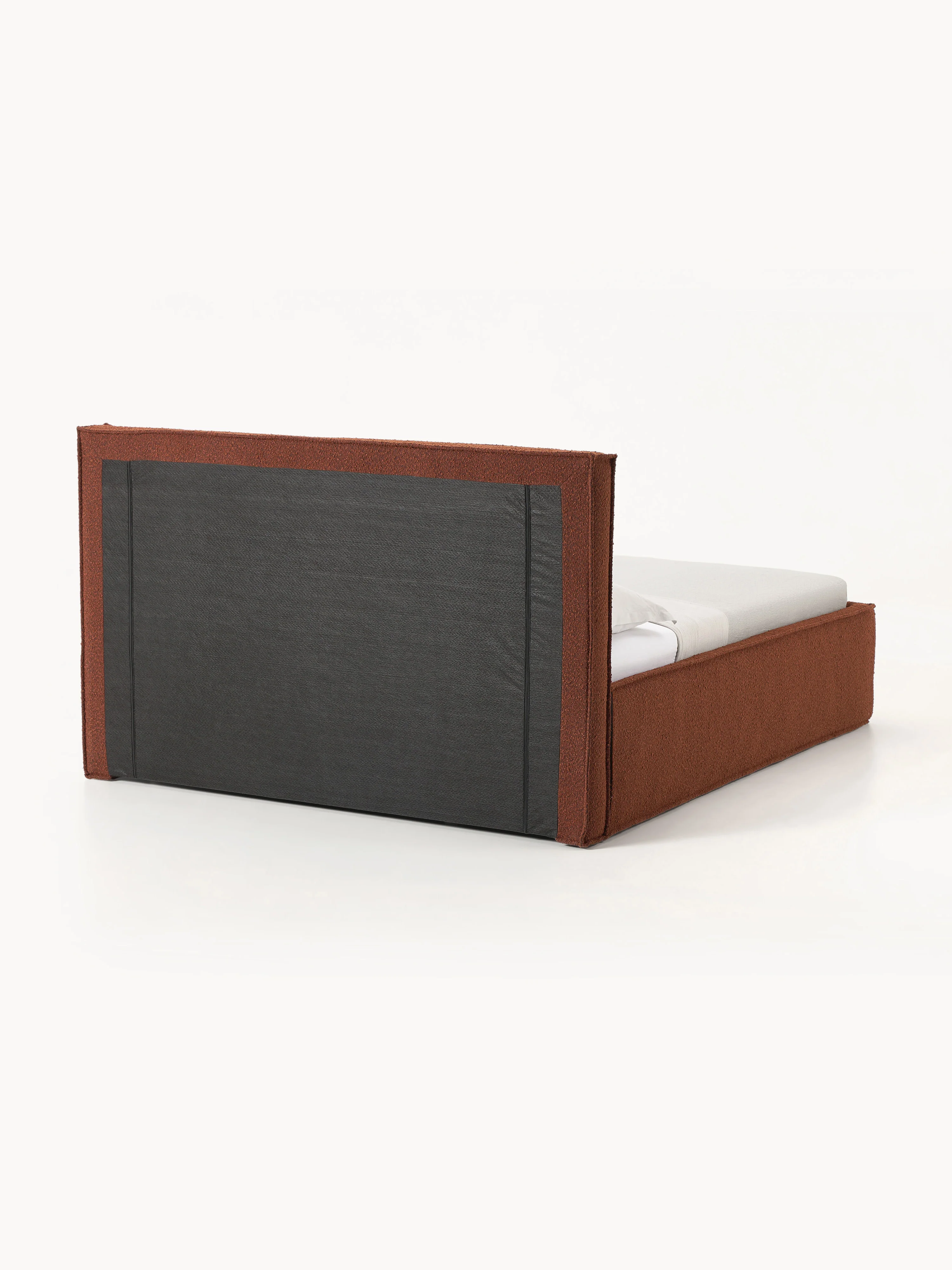 Bouclé gestoffeerd bed Dream