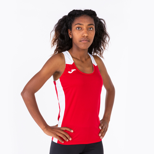 Camiseta Joma Record II Vermelha e Branca