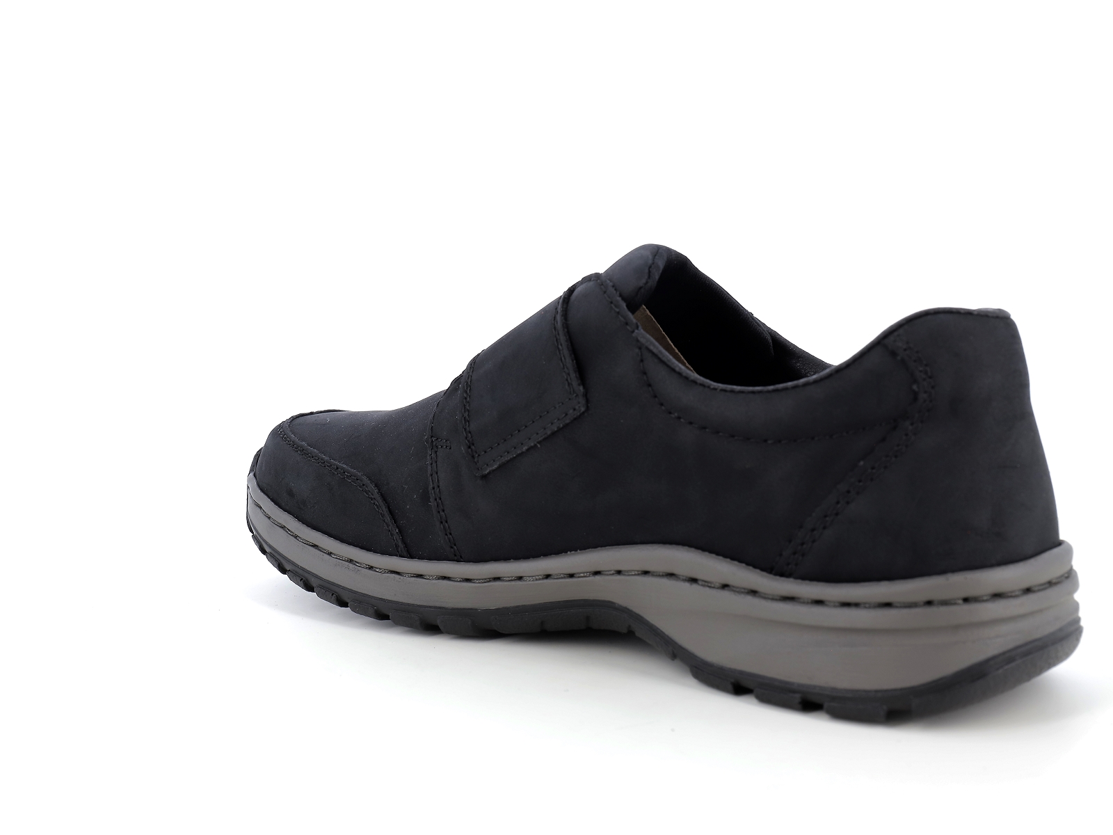 Rieker-03358 Synthétique Noir