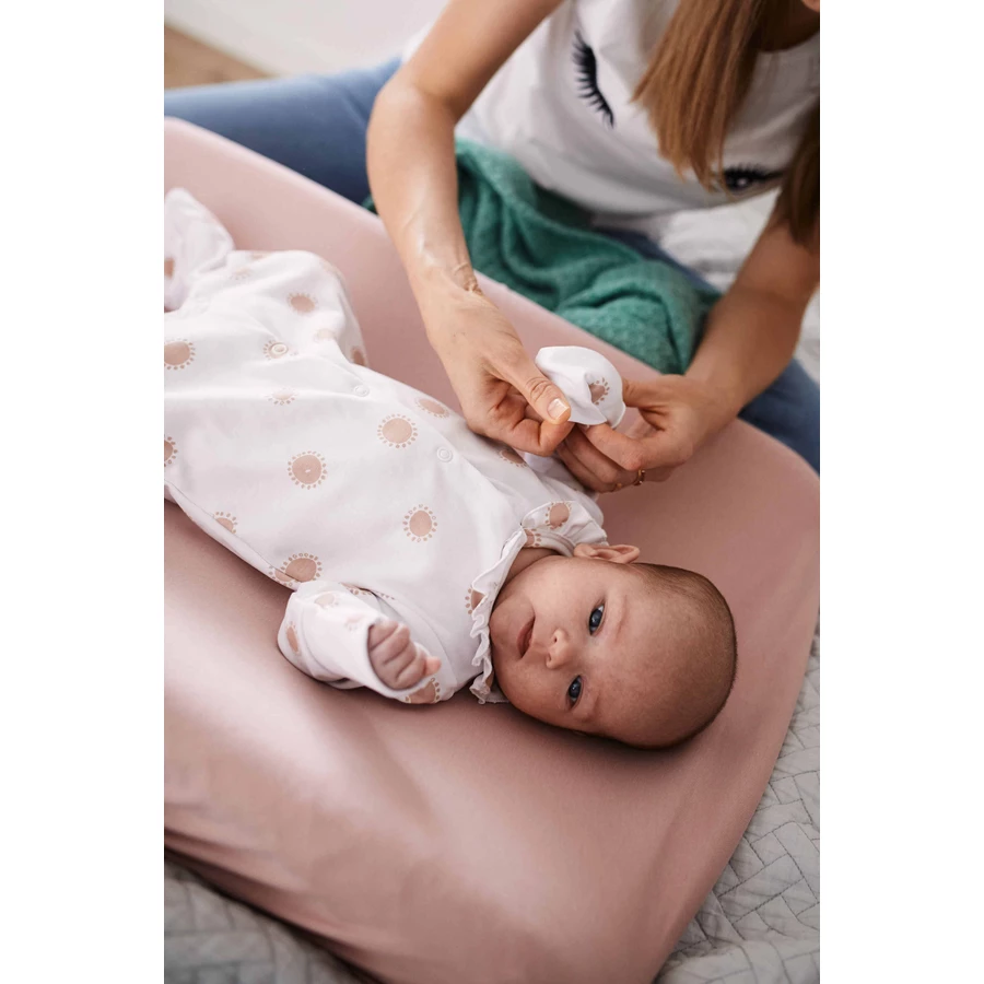 Pink No More Strampler Baby Kleidung rosa