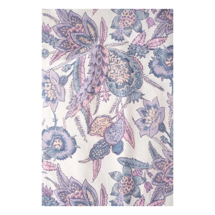 Louise Misha Drap-housse Nicole en coton bio | Violet