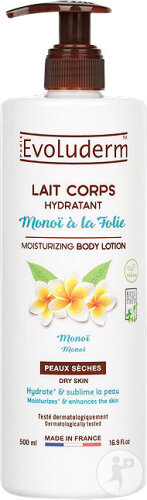 Evoluderm Lait Corps Hydratant Monoï À La Folie 500ml