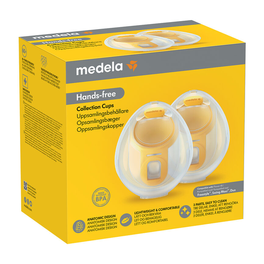 Medela hands-free oppsamlingskopp 1 sett 1 sett