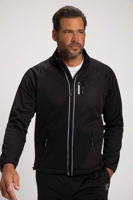 JAY-PI Softshell-Jacke FLEXNAMIC®, Bikewear, Stehkragen, modische Reflektoren