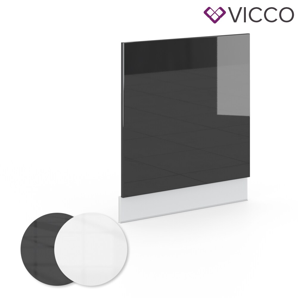 VICCO Geschirrspülerblende 60 cm Anthrazit Küchenzeile Unterschrank Fame