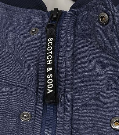 Scotch and Soda Bomber Bodywarmer Donkerblauw 164890 kopen