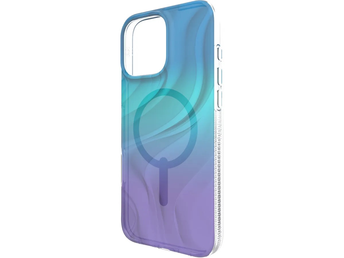 iPhone 16 Pro Max MagSafe Hülle Milan Snap Case Recycled (702315109) - Blau / Violett / Transparent