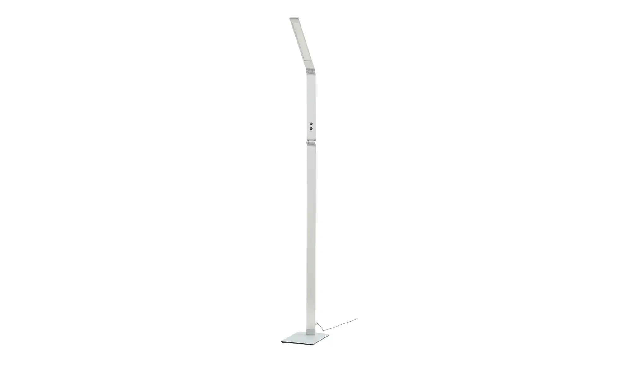 Fischer-Honsel LED-Stehleuchte, Alufarben mit Dimmer