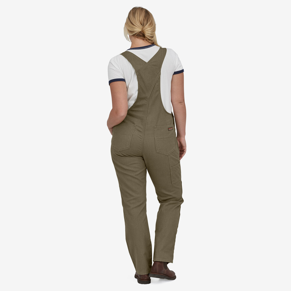 Damen-Latzhose aus Hanf-Canvas für alle Jahreszeiten – Kurz