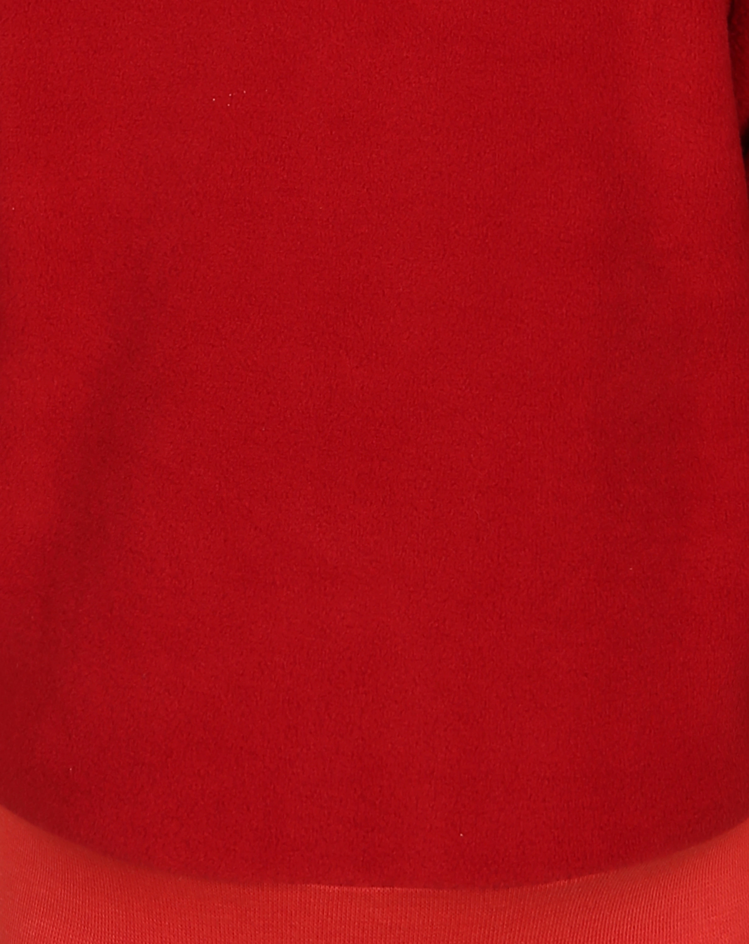 Fleecejacke FARM mit Kapuze in rot