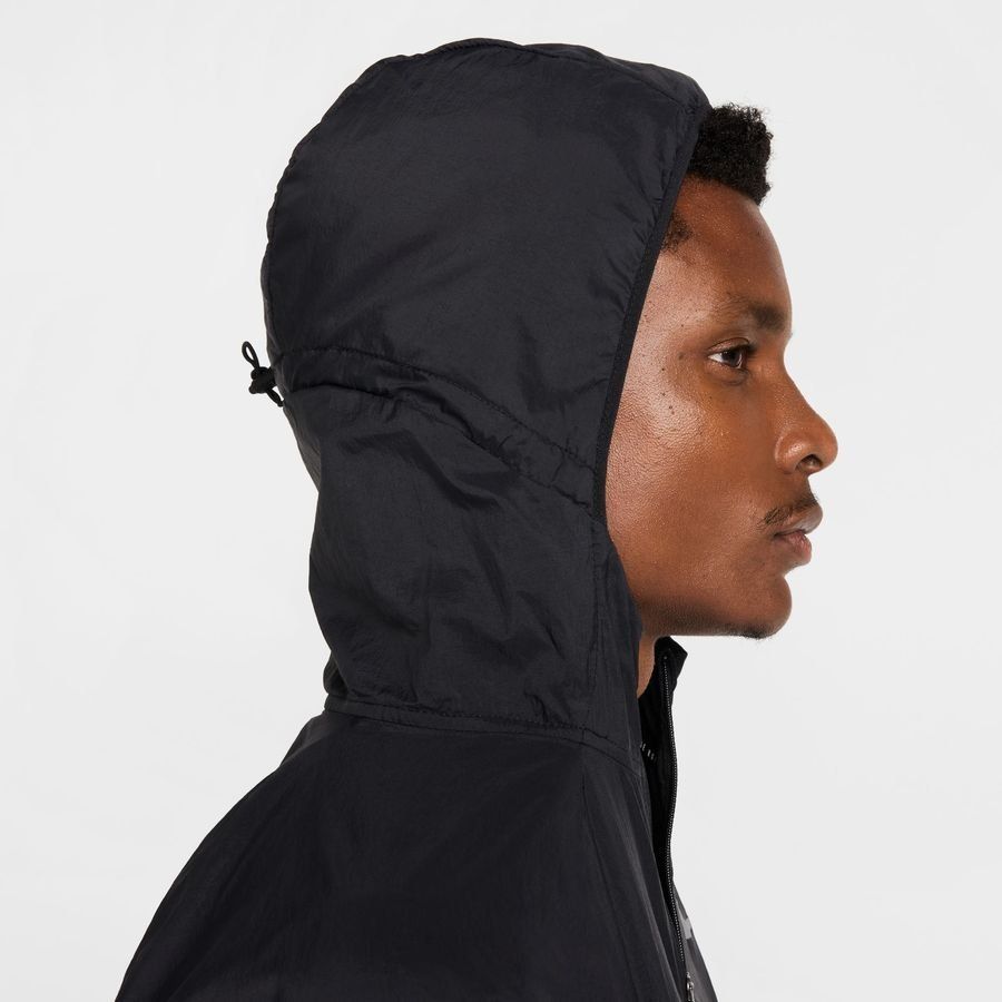 Nike Veste Running UV Imperméable Stride - Noir/Argenté