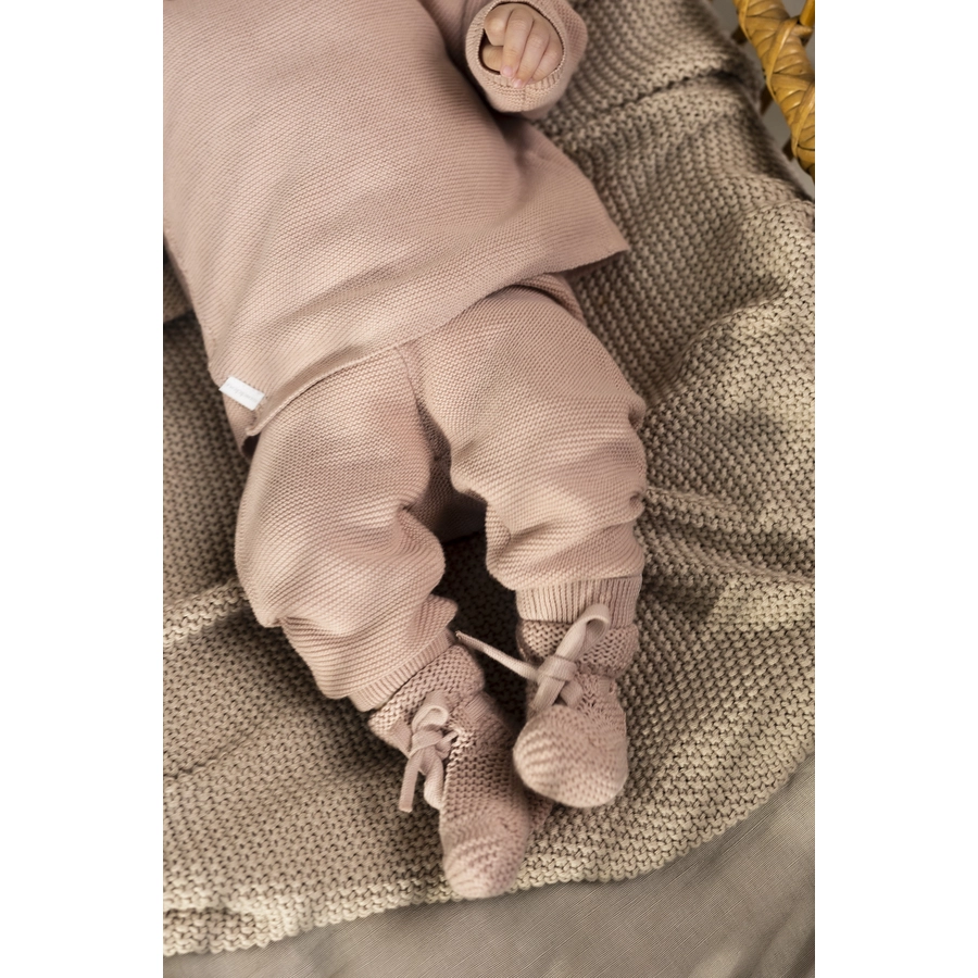 Noppies Krabbelschuh Nelson Rose Smoke