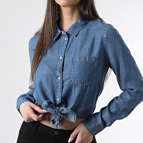 Chemise Manches Longues Femme Jasper Bleu Denim