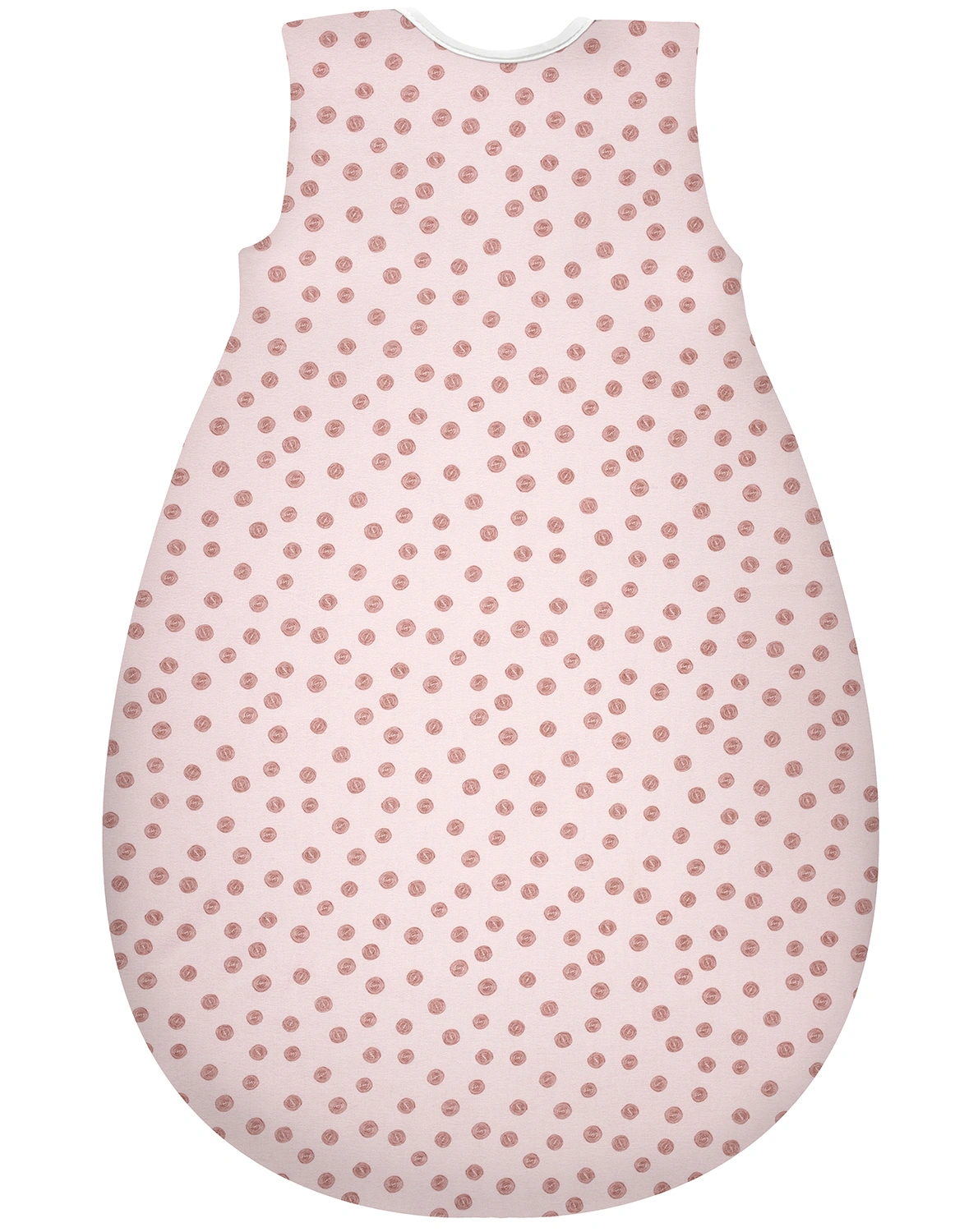 Kugelschlafsack THERMO – CURLY DOTS in rosa