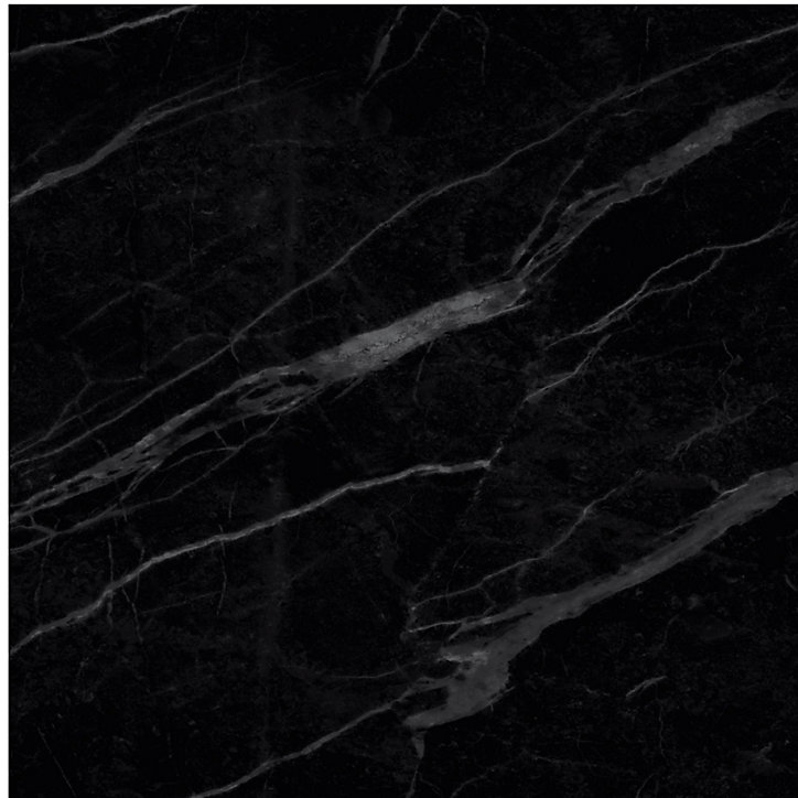 Crédence de cuisine auto-adhésive Caméléo aspect marbre noir l. 200 cm x H. 40 cm x ép. 0,2 mm
