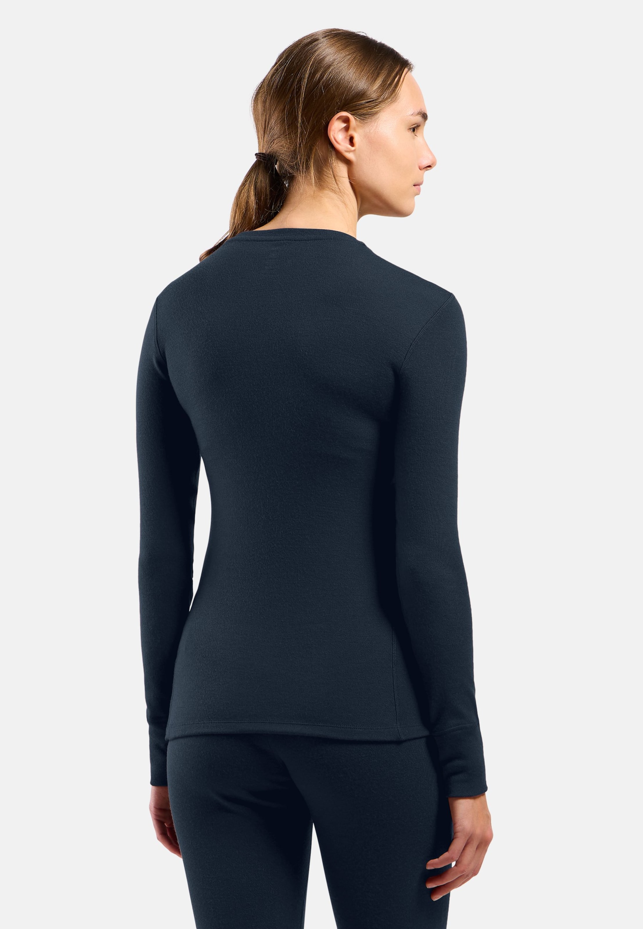 Natural Merino 260 Base Layer Langarmshirt in dark sapphire