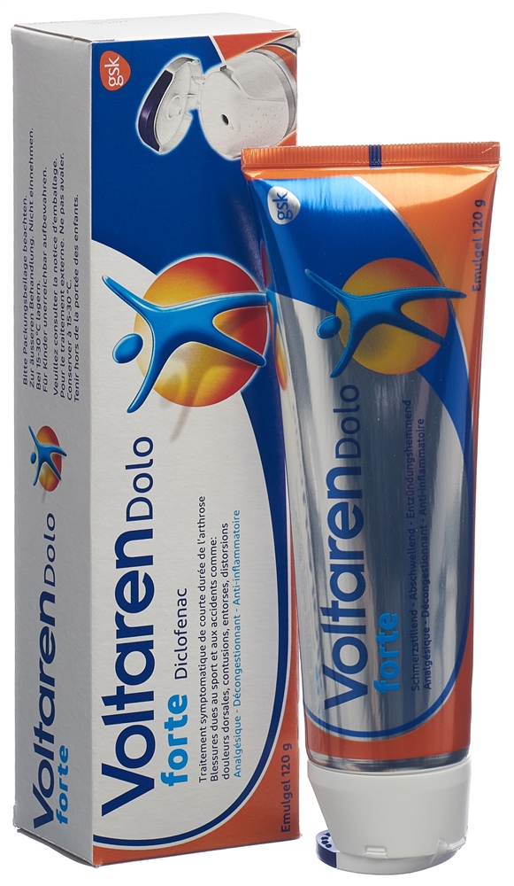 Voltaren forte Emulgel mit Easy Click Cap Tb 120 g