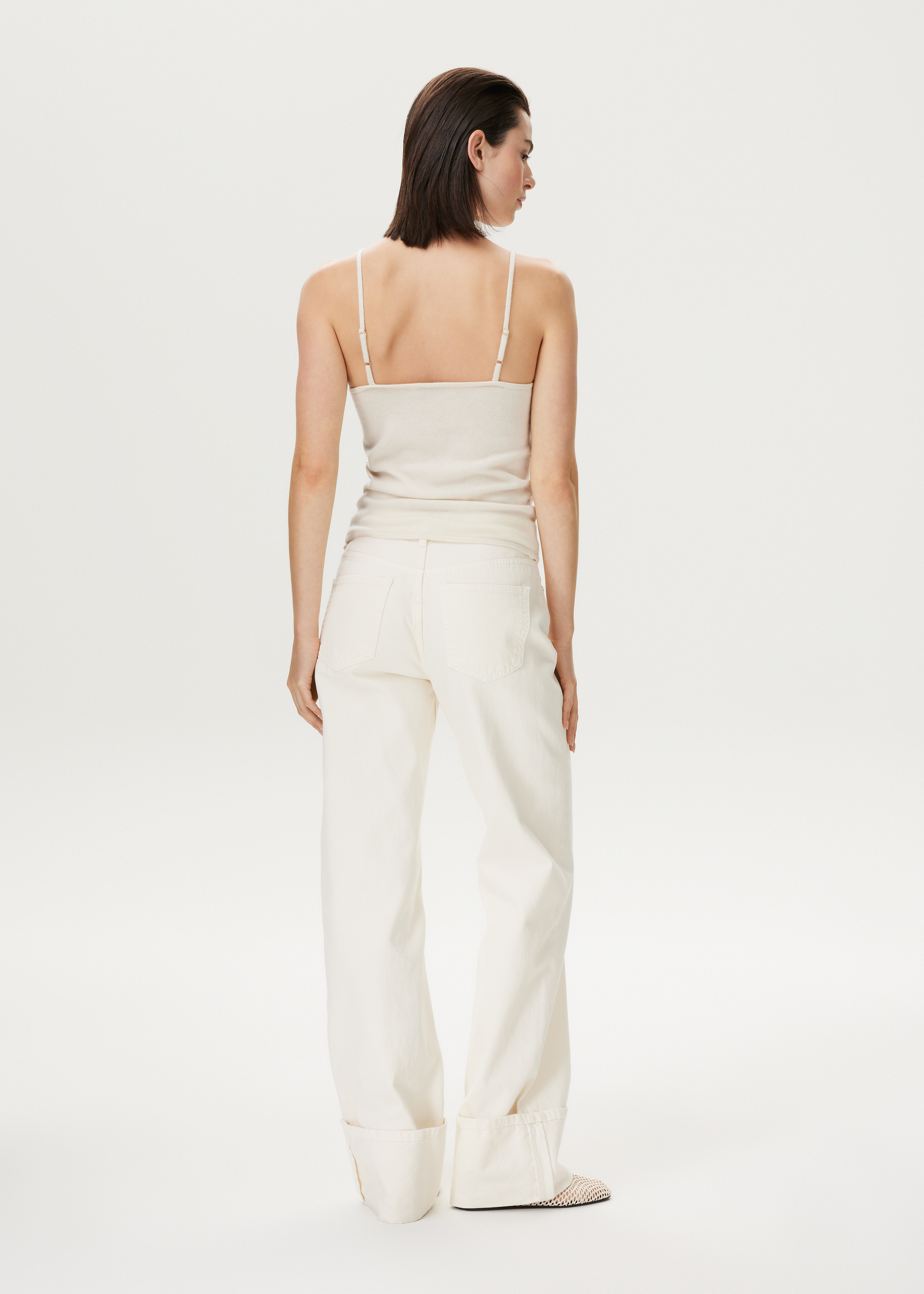 Singlet met kanten details