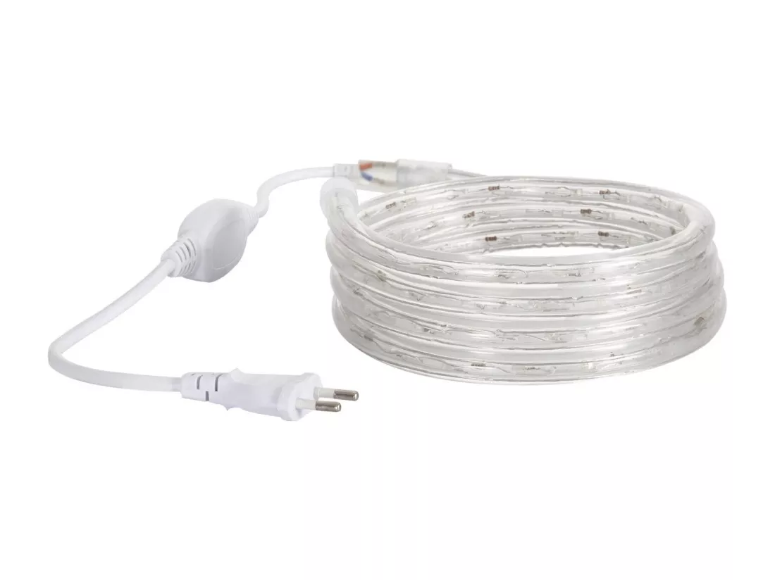 Gaine LED Ronde 220V AC 36 LED/m Blanc Neutre IP65 sur Mesure Coupe Tous les 100cm 50 m