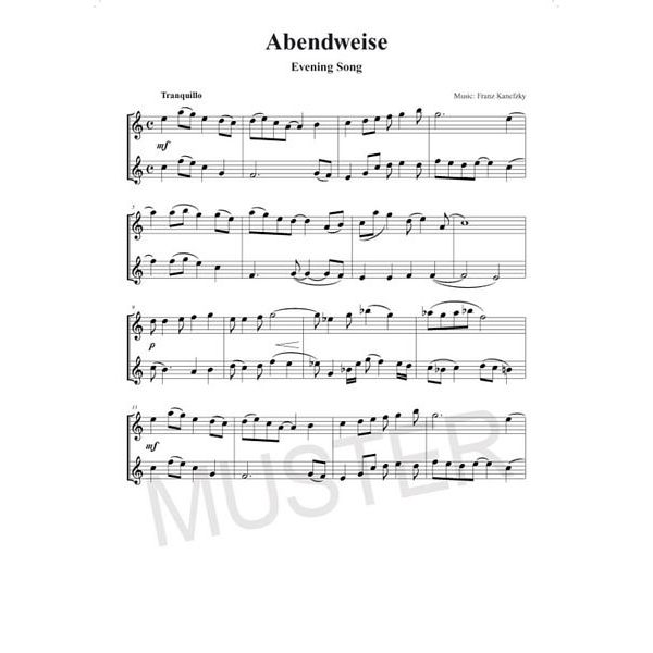 Hage Musikverlag 100 Leichte Duette Saxophon
