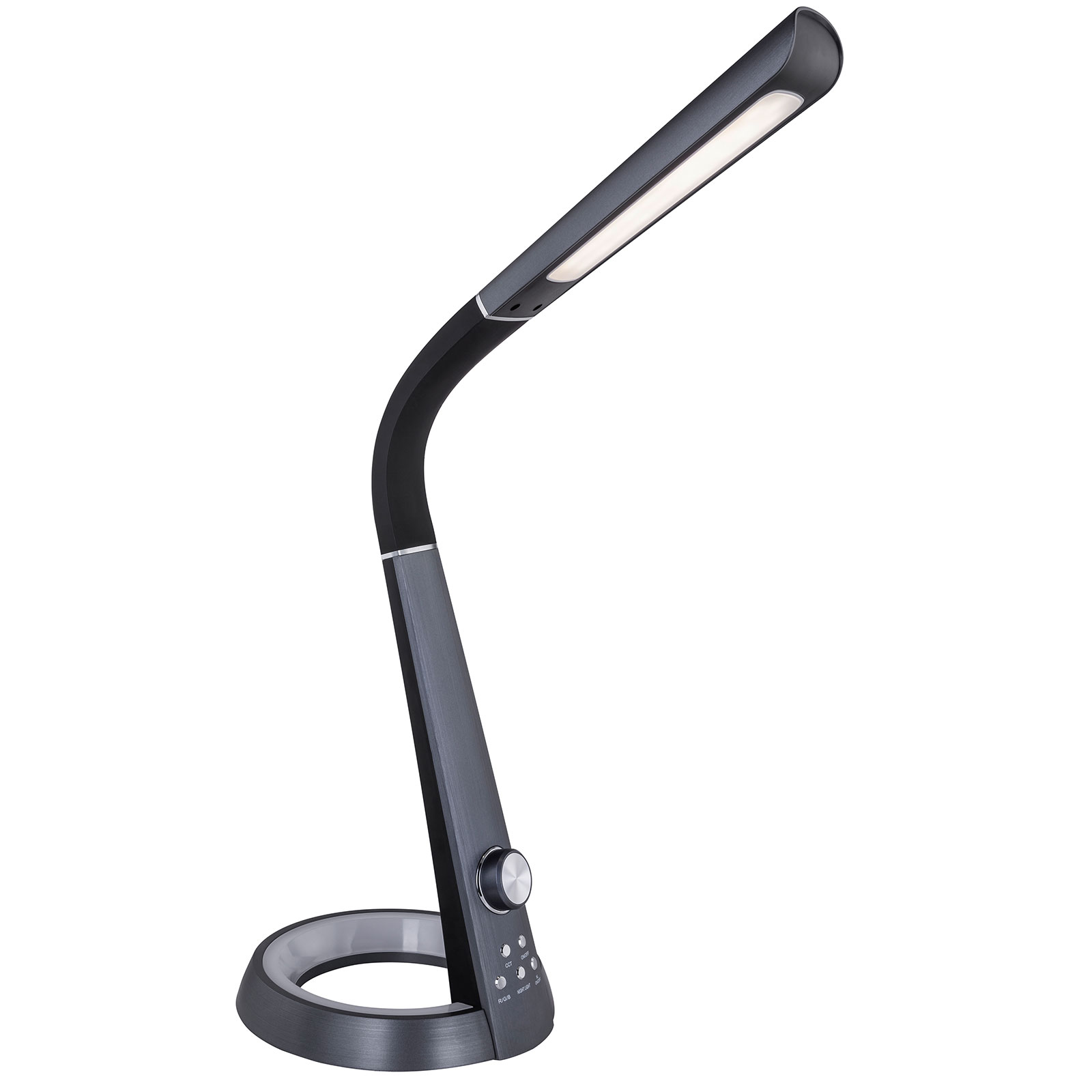 LUCA BESSONI LED-Schreibtischleuchte LORENZ - schwarz - 64 cm