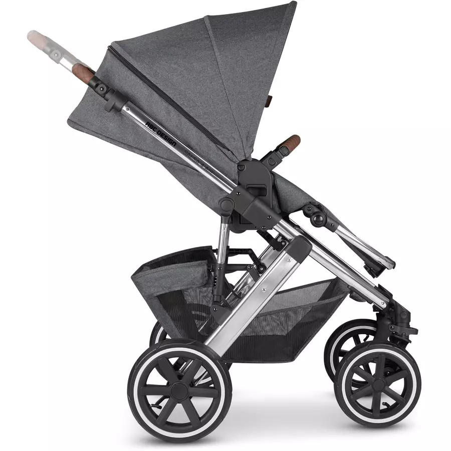 ABC DESIGN Kombikinderwagen Salsa 4 Air Asphalt Kollektion 2024