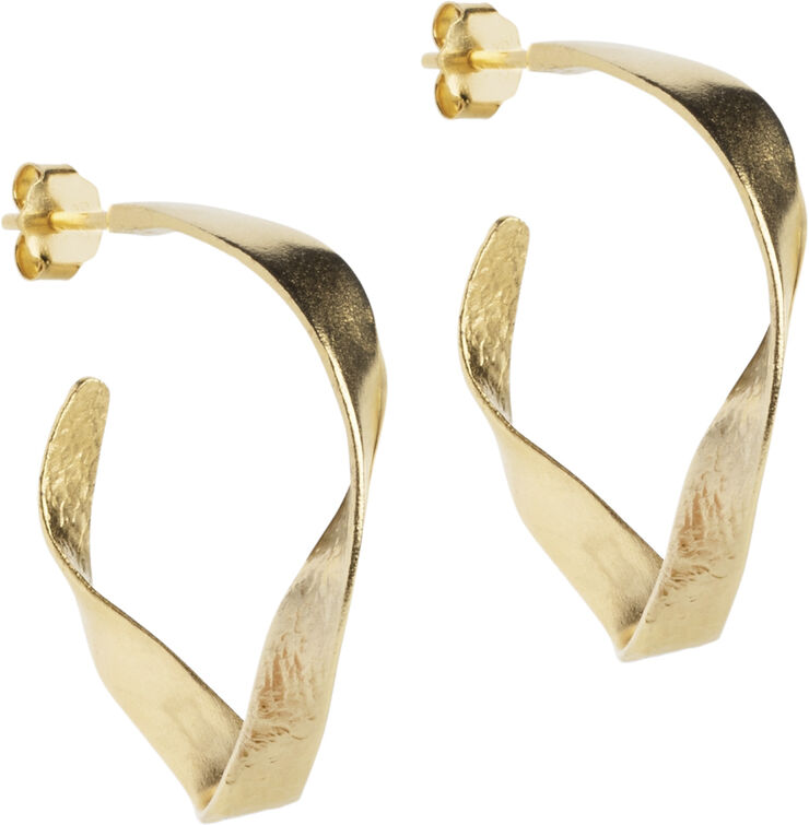 ENAMEL Copenhagen Hoops, Scarlet Small 925s/gp/m
