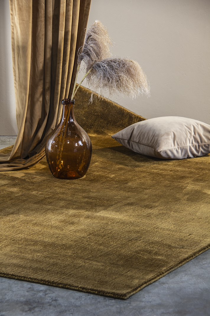 Philson teppe Bronsefarget håndvevd. 160x230 cm