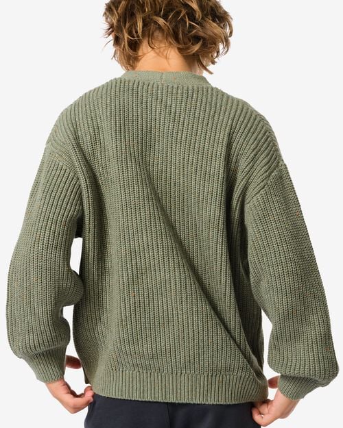 cardigan en maille vert vert