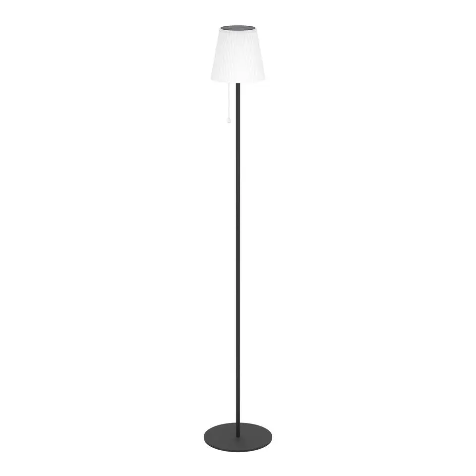 EGLO Scordiano-L Vloerlamp - Solar - 120 cm - Zwart