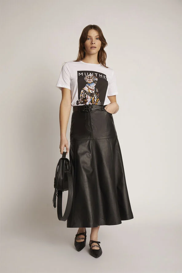 MUNTHE TORIA Organic Cotton T-Shirt White