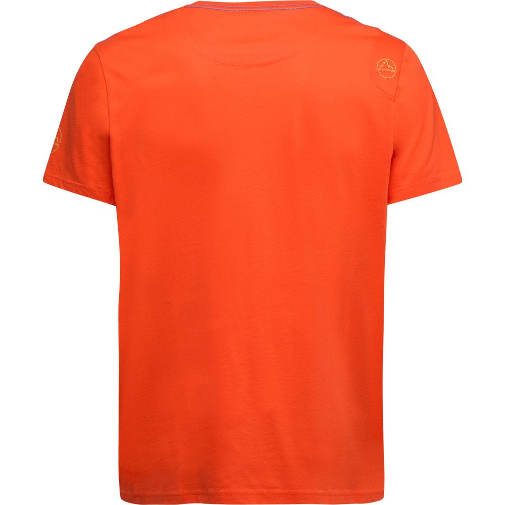 La Sportiva Stripe Cube T-Shirt Herren cherry tomato