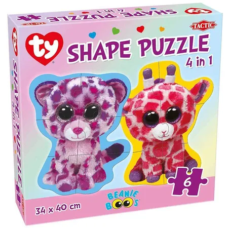ty Puzzle Beanie Boos 4in1, 6 Teile