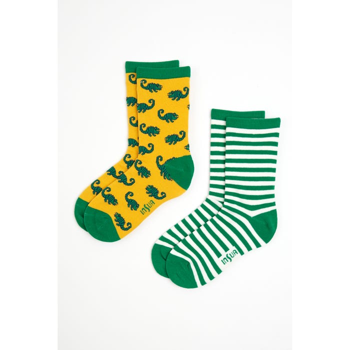 inSua-Kids 2-pack sokken kameleon - Insua