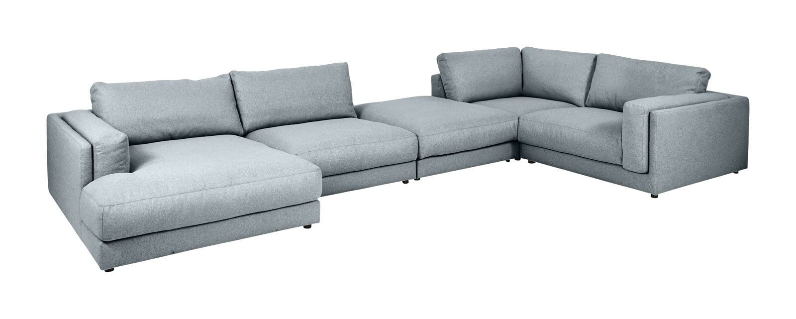 Ole Gunderson Wohnlandschaft-Kombi LASSE I 125 x 447 x 252 cm grau