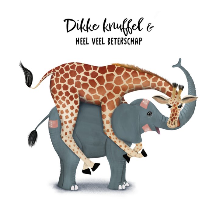 Patricia Hooning | Beterschapskaart | Dikke knuffel