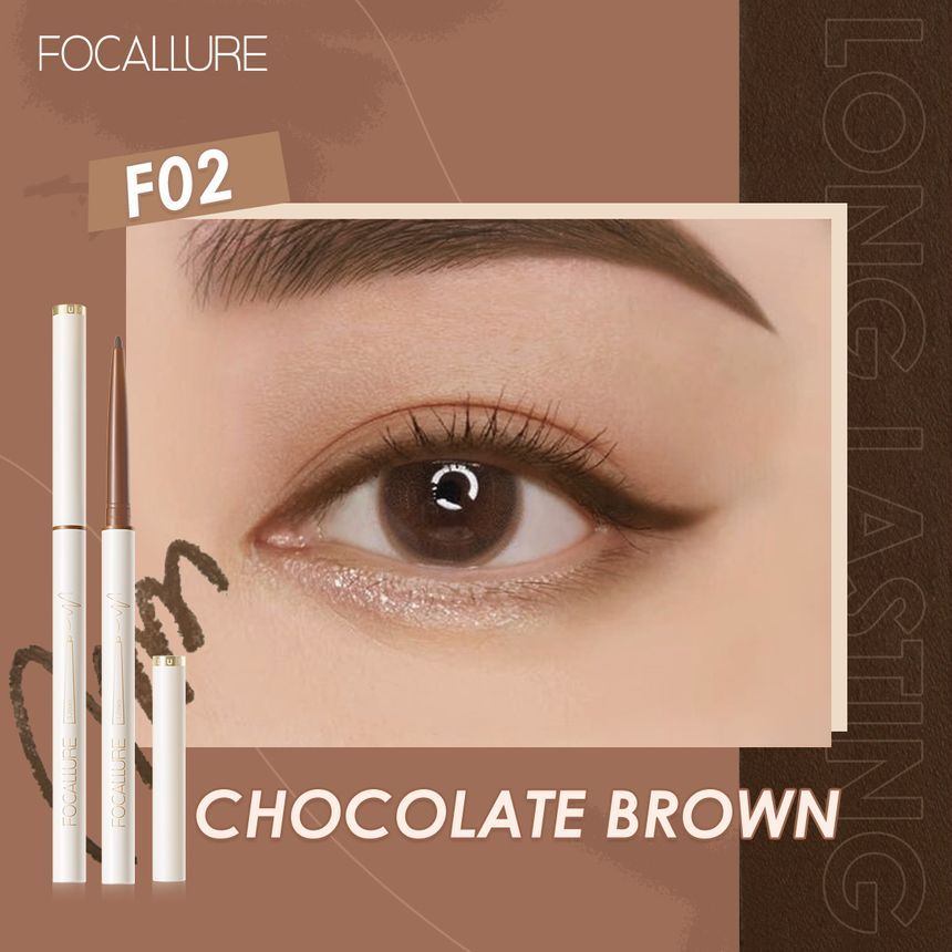 FOCALLURE - Perfect gedefinieerde gel eyeliner - 2 kleuren