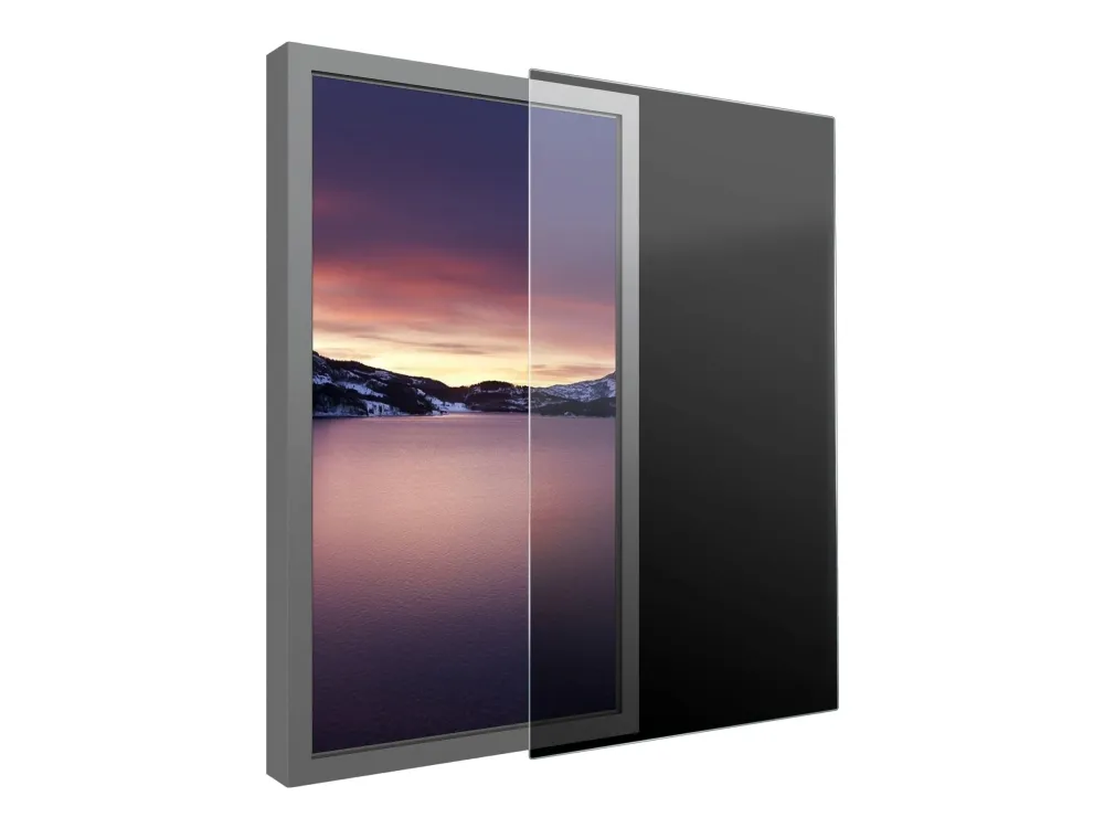 Multibrackets M Pro Series - Komponenter til montering (sikkerhedsark) - for indelukke - plastik, polykarbonat, plexiglas - gennemsigtig - skærmstørrelse: 24