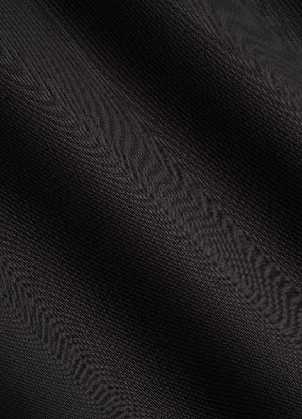 Chemise coupe très ajustée en popeline marron foncé