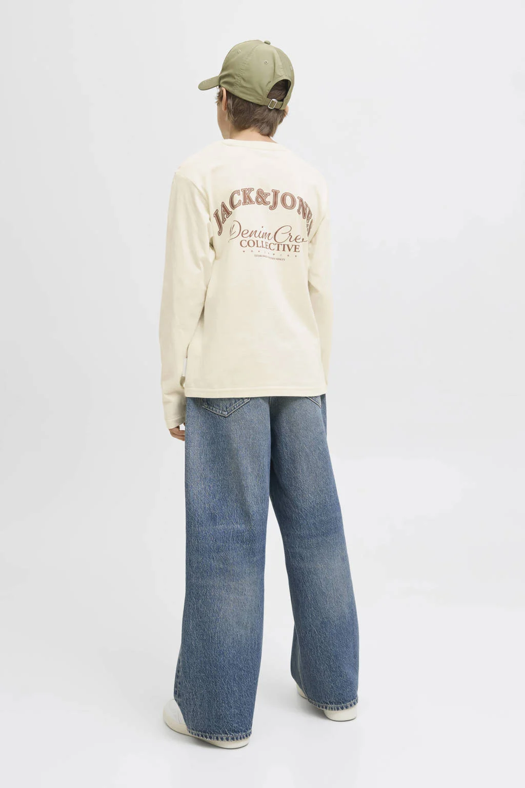 JACK & JONES JUNIOR longsleeve ecru
