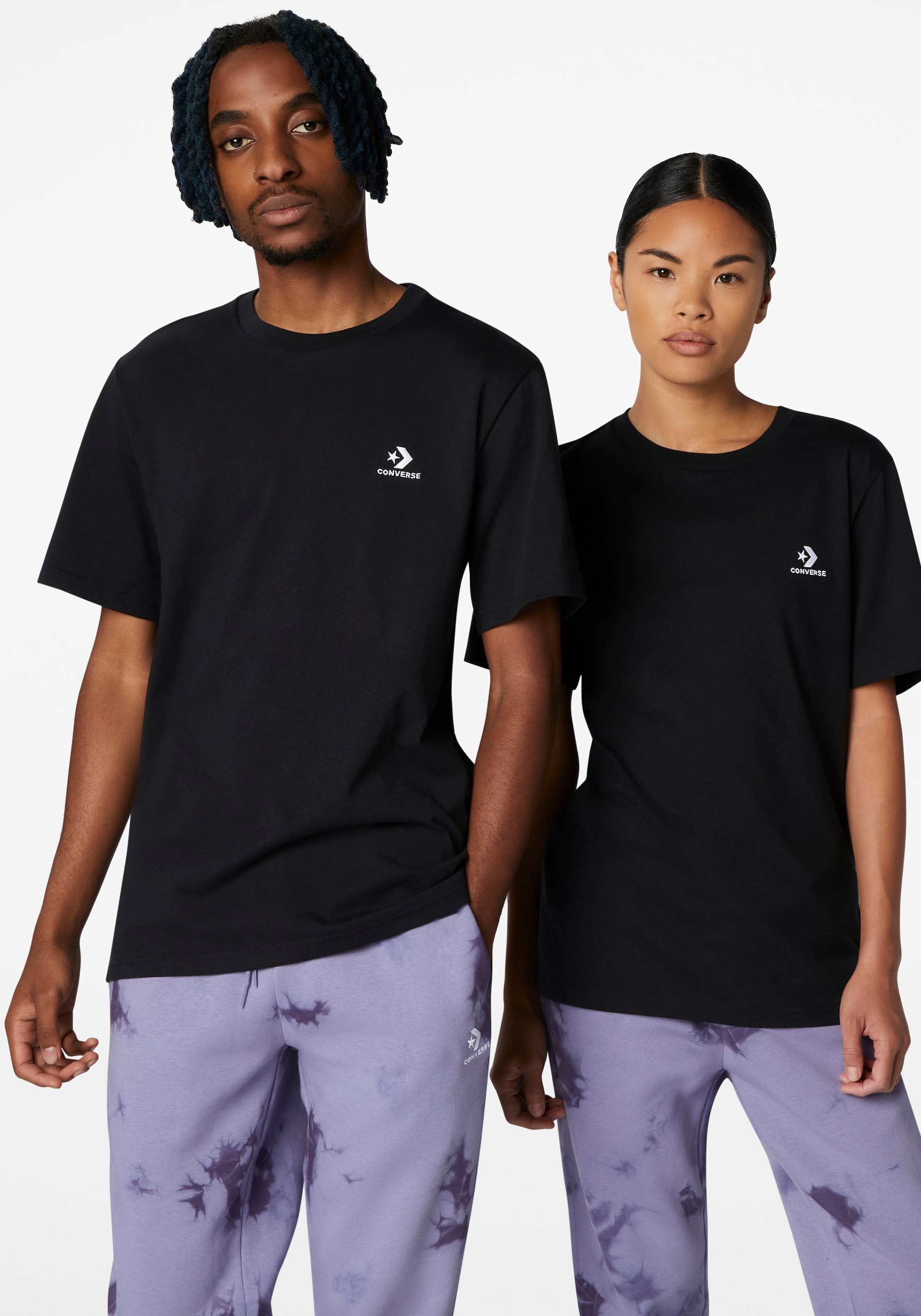 Converse T-Shirt »GO-TO EMBROIDERED STAR CHEVRON TEE«, Unisex