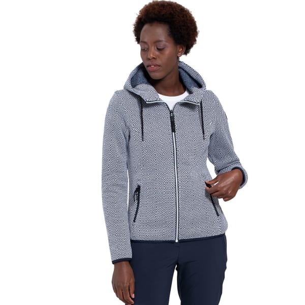 Veste polaire randonnée ICEPEAK ADRIAN MIDLAYER JACKET W BLEU FONCE